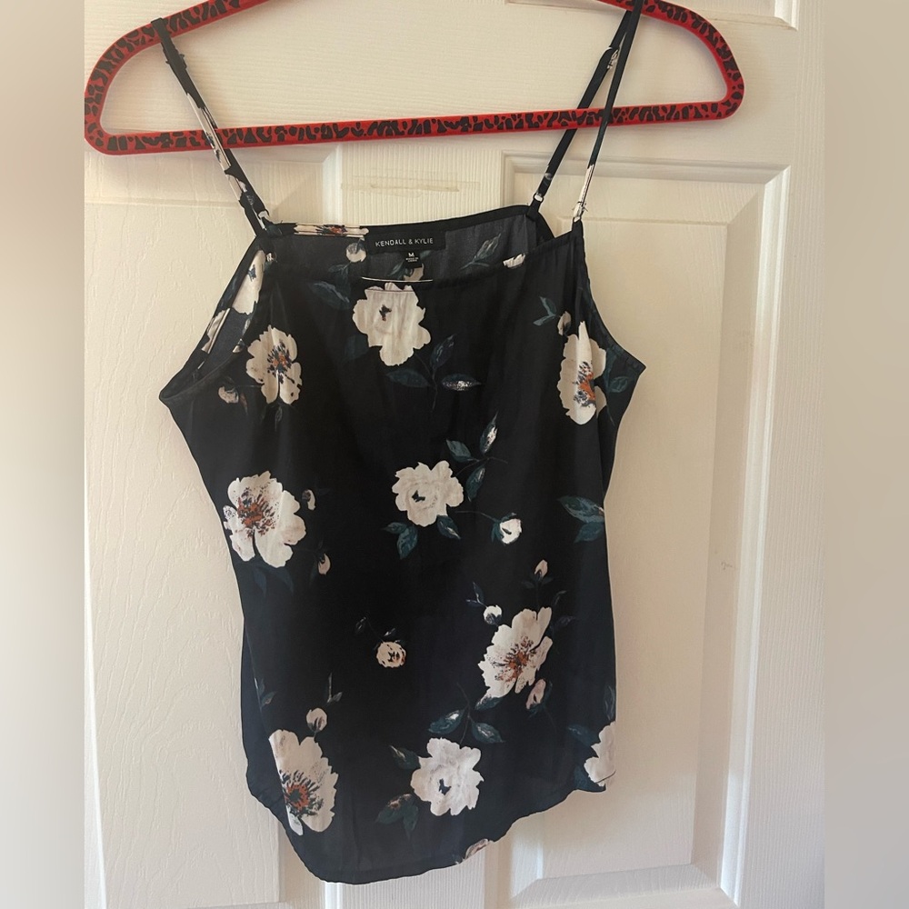 flowered tank top